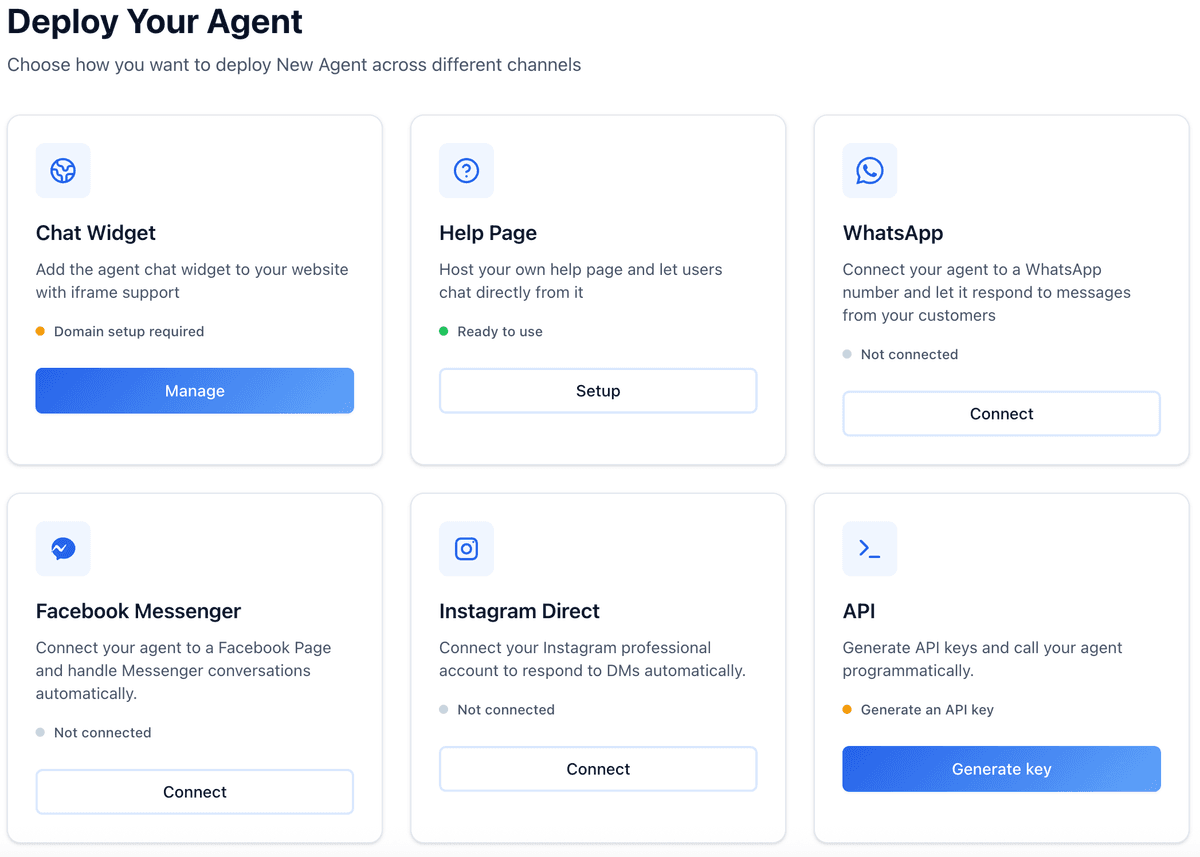 Connect your channels